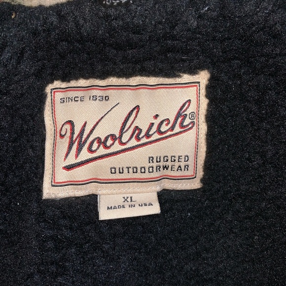 Vintage 80s Woolrich Sherpa Lined Wool Jacket - Picture 3 of 9